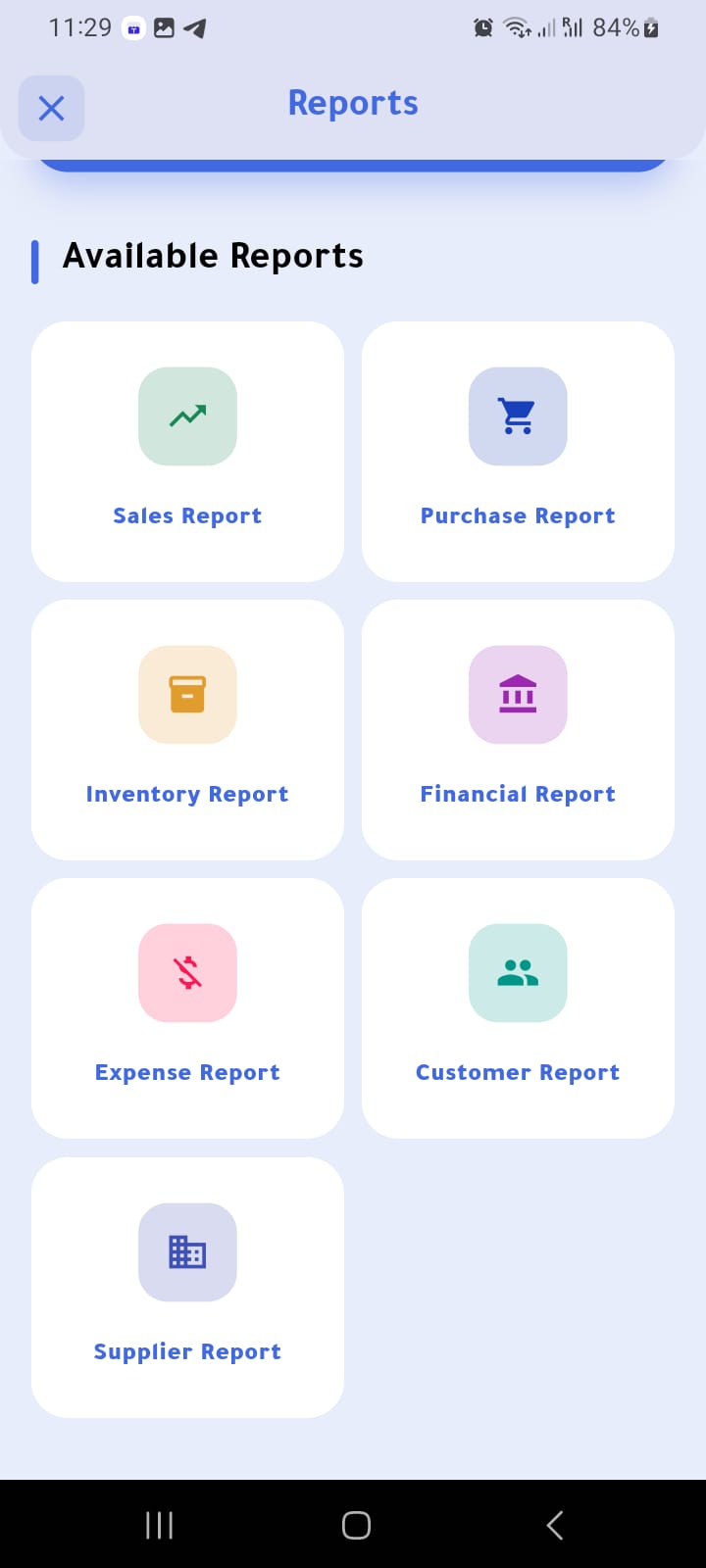 TendaPOS Dashboard